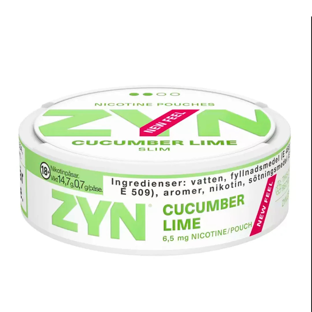 ZYN CUCUMBER LIME SLIM 6.5 MG