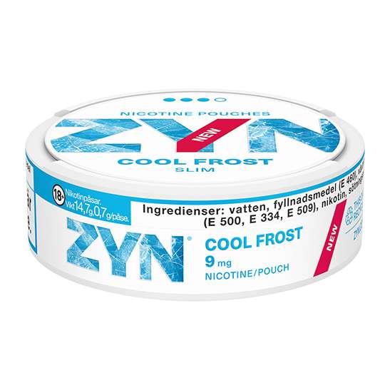 ZYN COOL FROST SLIM  9 MG